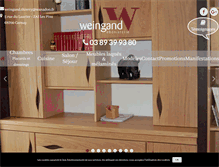 Tablet Screenshot of meubles-weingand.net
